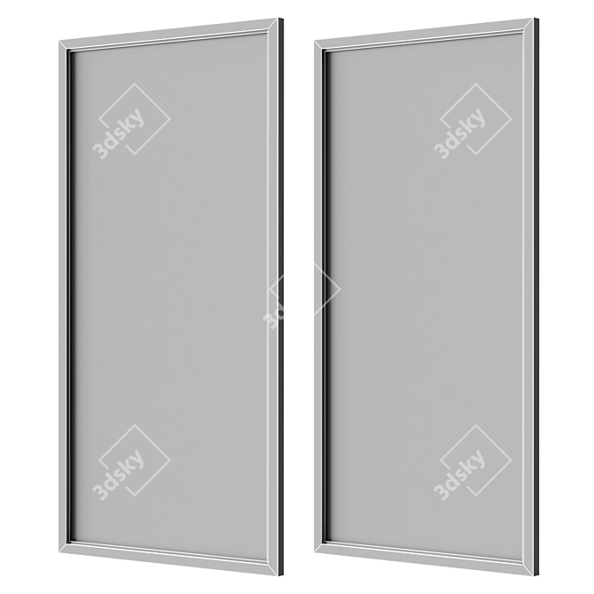 Adjustable Decorative Grilles Set 3D model image 8