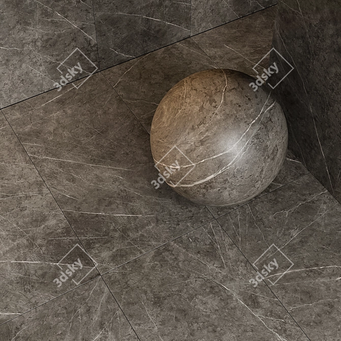 Italon Charme-Evo Antracite Porcelain Tile 3D model image 2