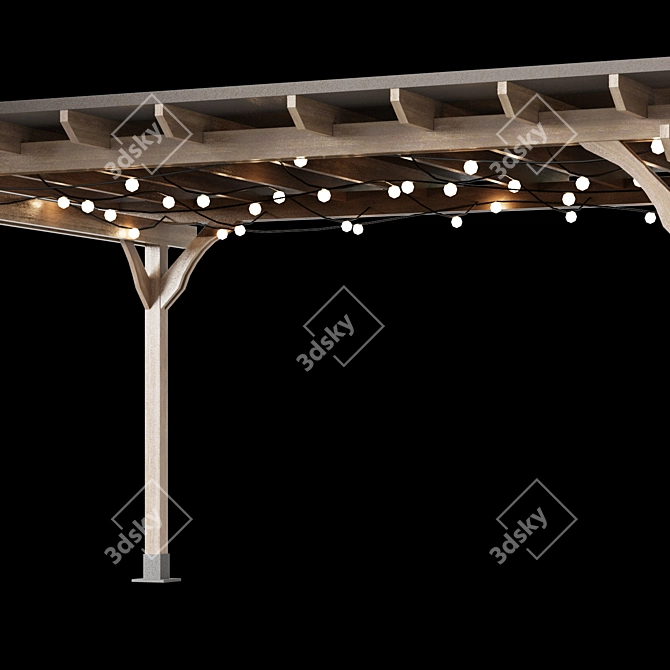 Provençal Pergola with Efficiency 3D model image 8