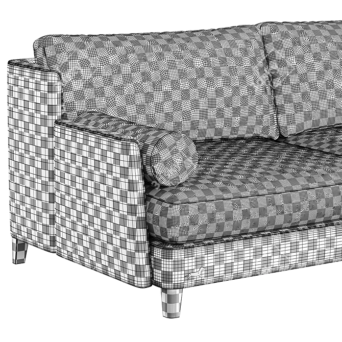 Corner Sofa Polo Sofaclub 3D model image 6