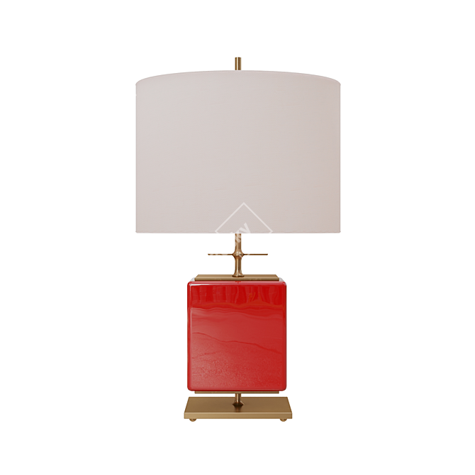 Elegant Beekman Table Lamp 3D model image 2