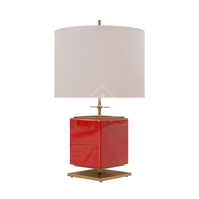 Elegant Beekman Table Lamp 3D model image 5