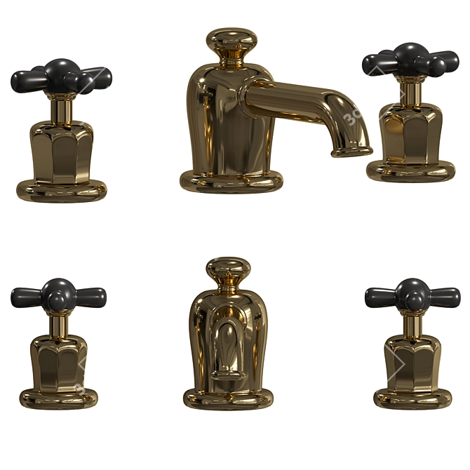 Vibrant Rockwell Basin Mixer 3D model image 1
