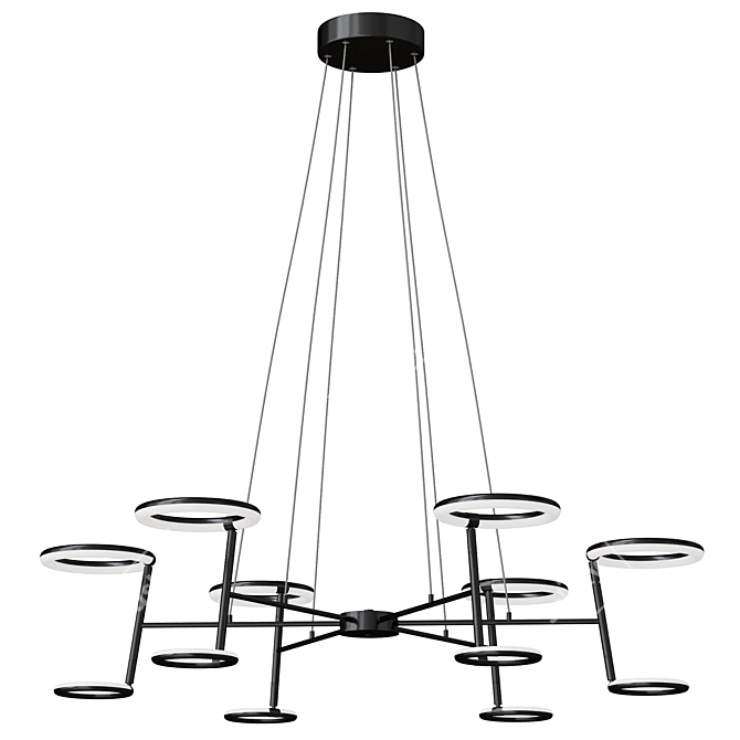 Modern Odeon LED Pendant Light 3D model image 1