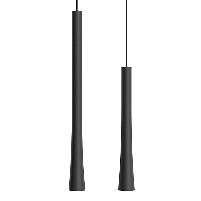 Modern Pendant Light Fixture "Horn 3D model image 2