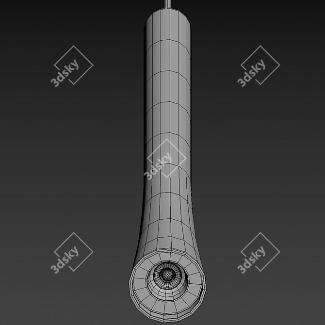 Modern Pendant Light Fixture "Horn 3D model image 3