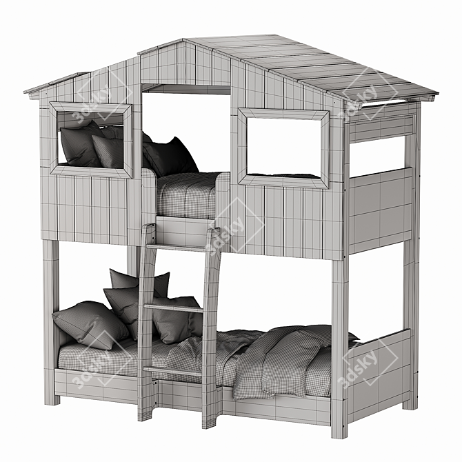 Treehouse Bunk Bed 2014 Version 3D model image 4