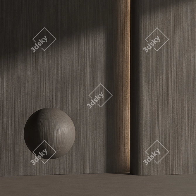 Beige Decorative Plaster Material 3D model image 6