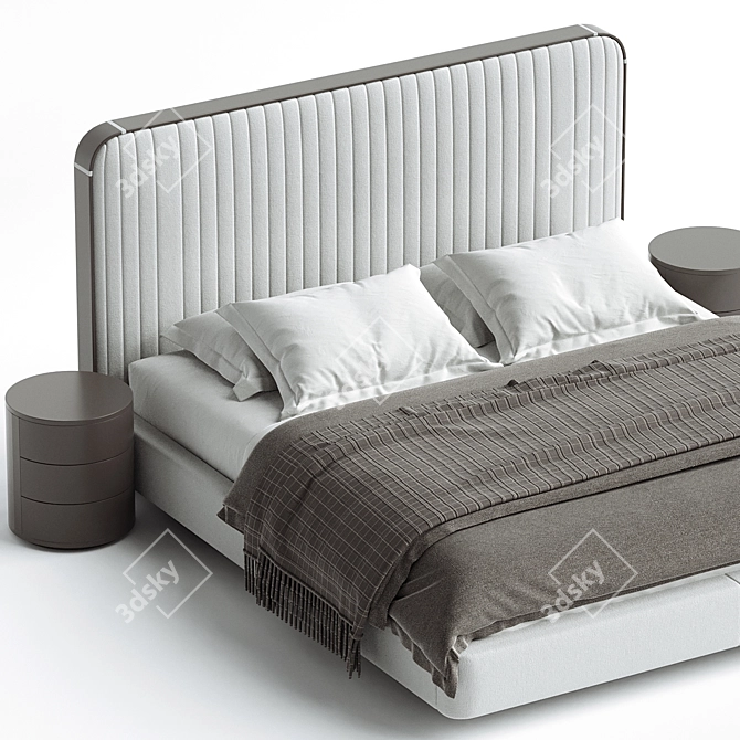 Elegant ANNY BED Laskasas 3D model image 2