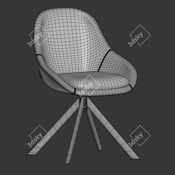 Kiana Chair 3D Model Package 3D model image 5