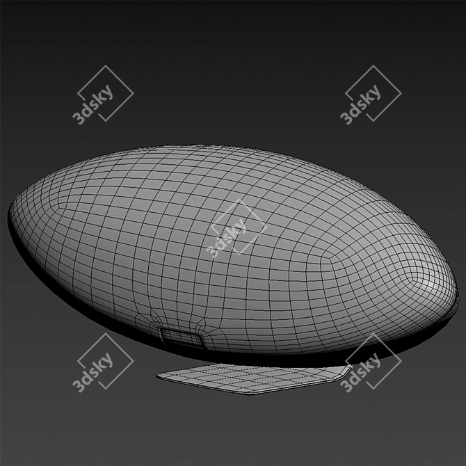 Zeppelin Wireless Smart Speaker 3D model image 3