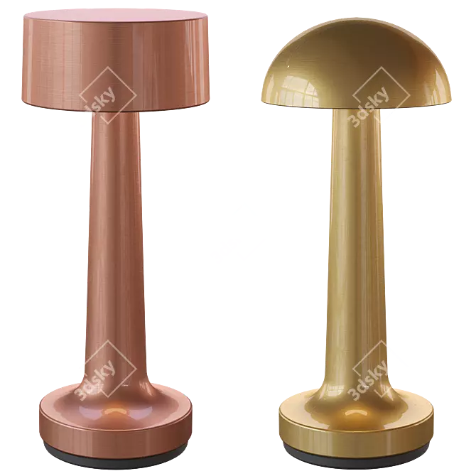 Neo-cordless Lamps Metal Collection 3D model image 2