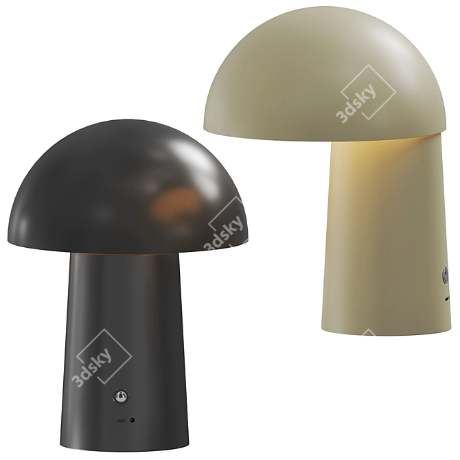 Modern Elegance Faye Table Lamp 3D model image 1