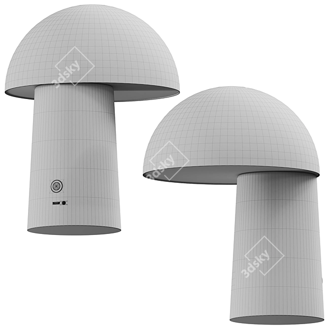 Modern Elegance Faye Table Lamp 3D model image 3