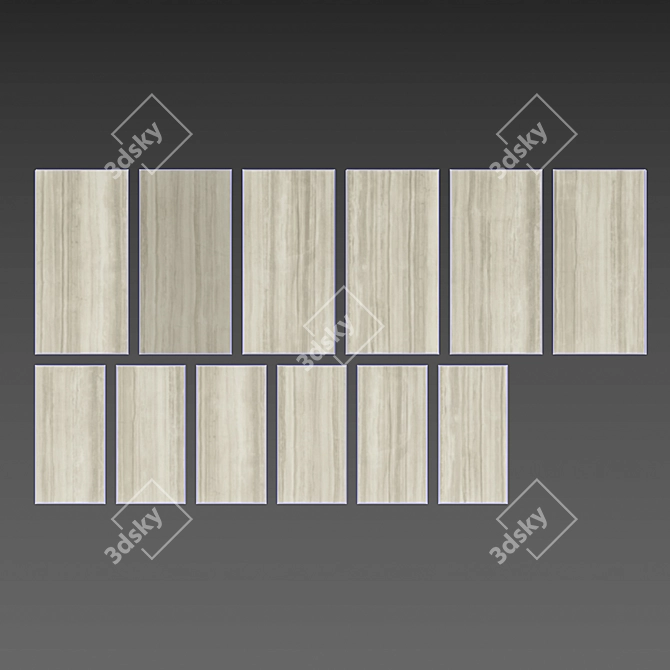 Italon Charme-Advance Silk-Grey Porcelain 3D model image 3