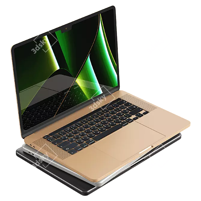 MacBook PRO 3D Model Render 3D model image 1