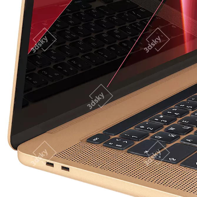 MacBook PRO 3D Model Render 3D model image 4