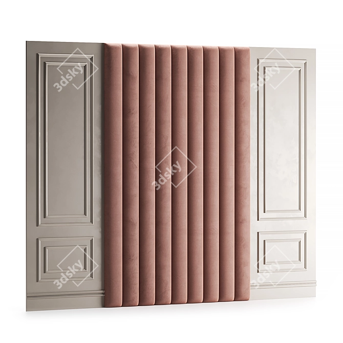  Island Soft Wall Panel 3D model image 3
