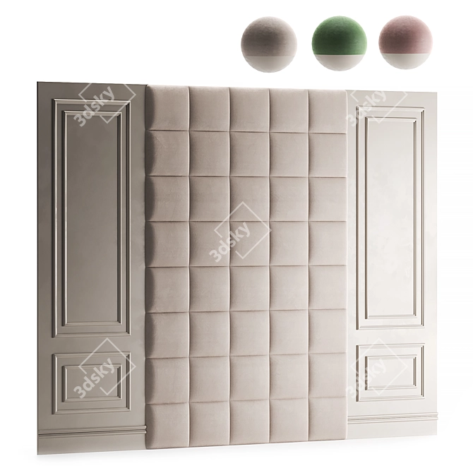 Soft Wall Panel Sky Collection 3D model image 1