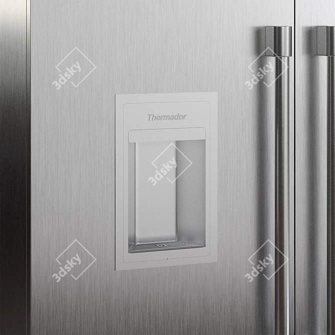 Thermador Built-In Freezer Column 3D model image 3