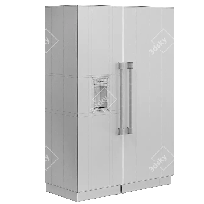 Thermador Built-In Freezer Column 3D model image 4