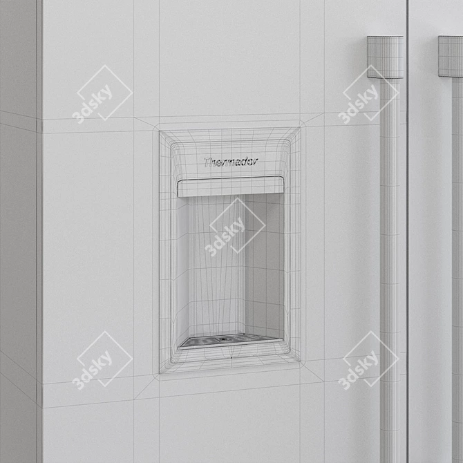 Thermador Built-In Freezer Column 3D model image 6