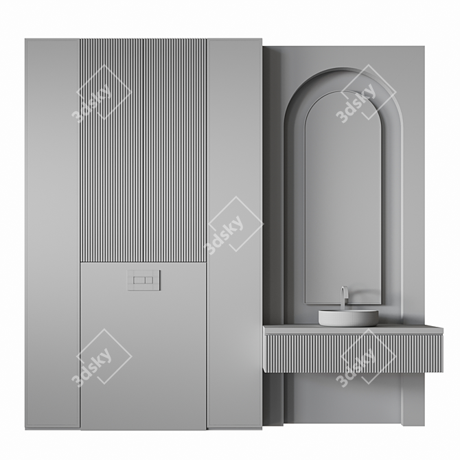 Title: Luxury Spa Bath Set 3D model image 5