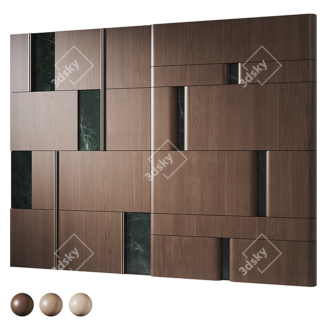 Versatile Smoothing Decor Panels 3D model image 1