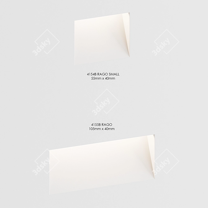 Customizable Plaster Lighting Fixtures 3D model image 3