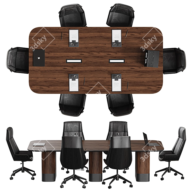 Versatile 2016 Meeting Table Model 3D model image 2