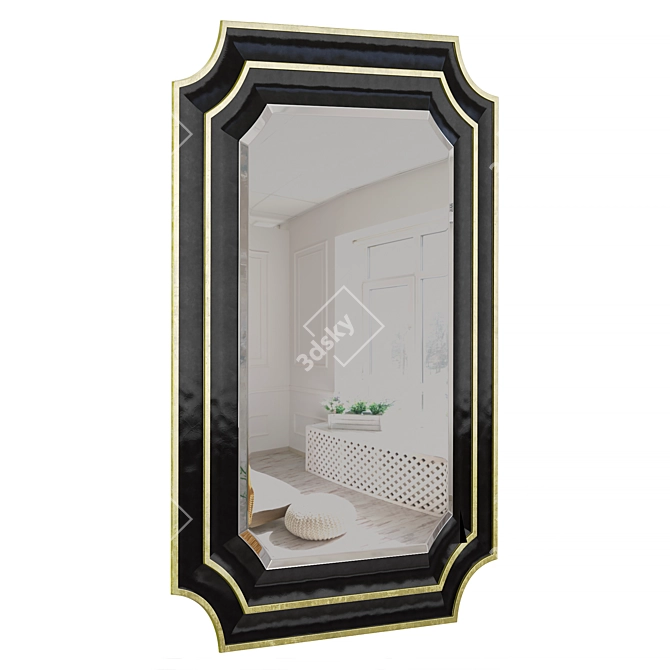  Modern Wall Mirror Alvaro 3D model image 2