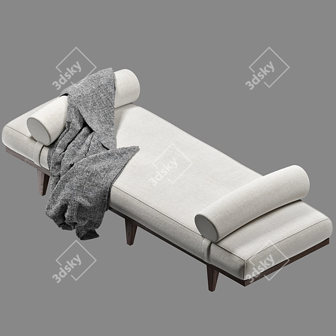 EDEYL Upholstered Bench Cazarina 3D model image 2