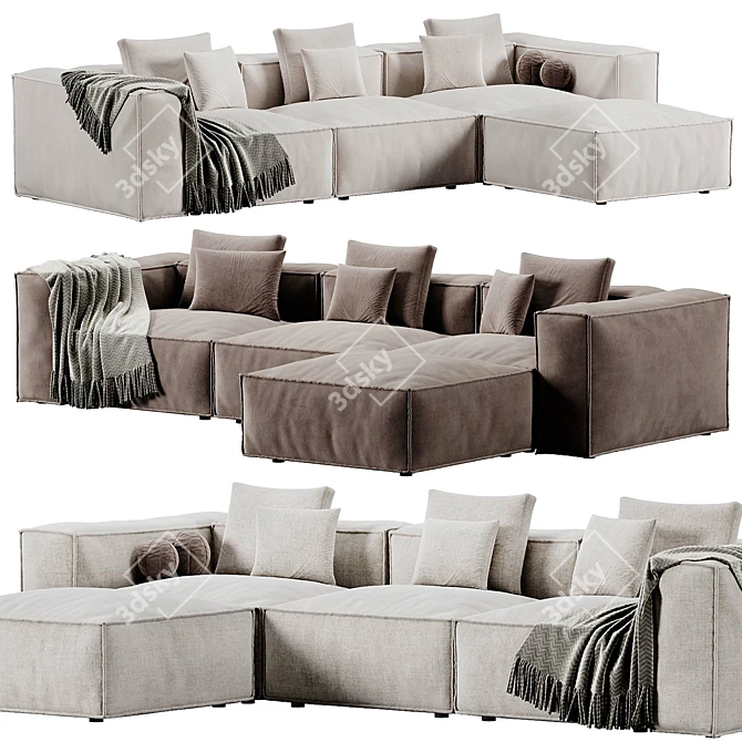  Westwing Modular Sofa Lennon 3D model image 1