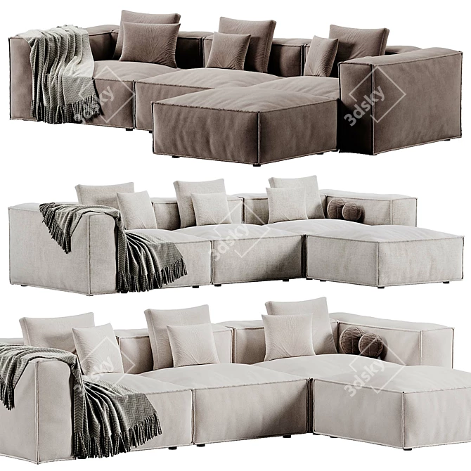  Westwing Modular Sofa Lennon 3D model image 2