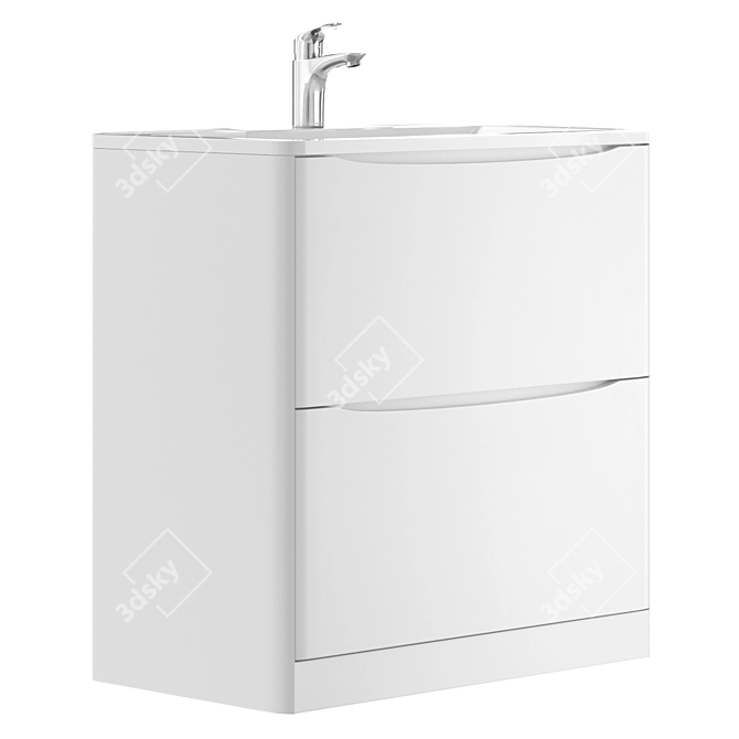 BelBagno Acqua Sink Vanity Combo 3D model image 2