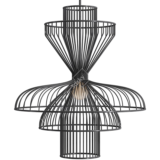  PARACHUTE Pendant Lamp - 3D Model 3D model image 1