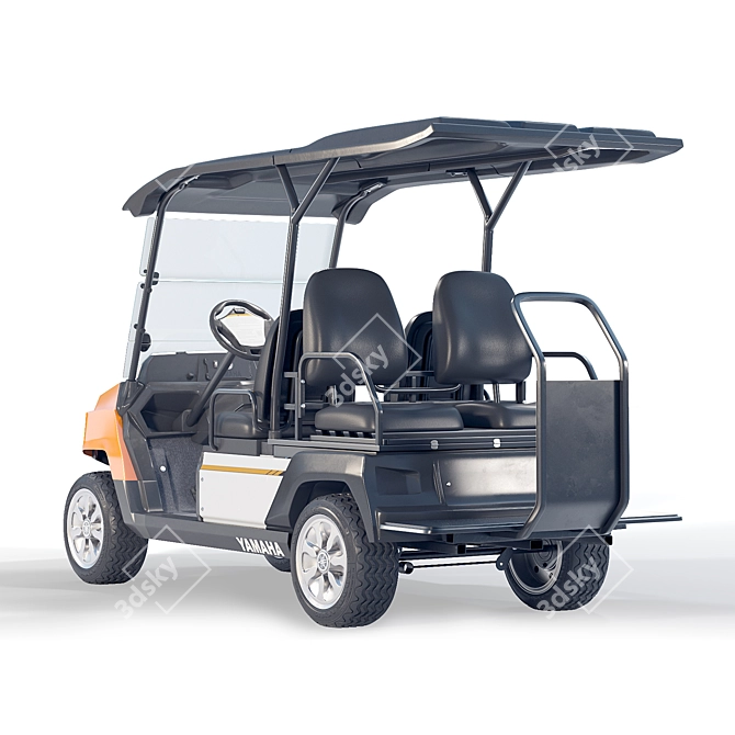 Yamaha UMAX 2X2 Golf Cart 3D model image 4