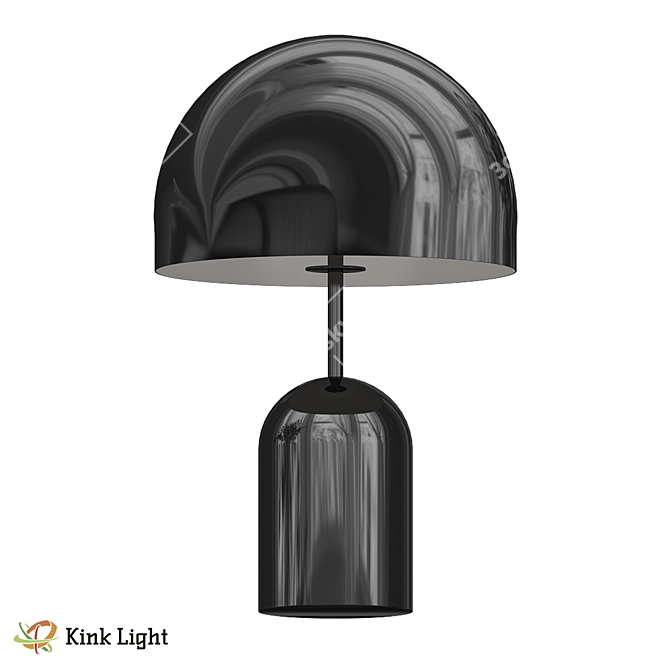 Table Lamp Gent Black 07719-T 3D model image 1