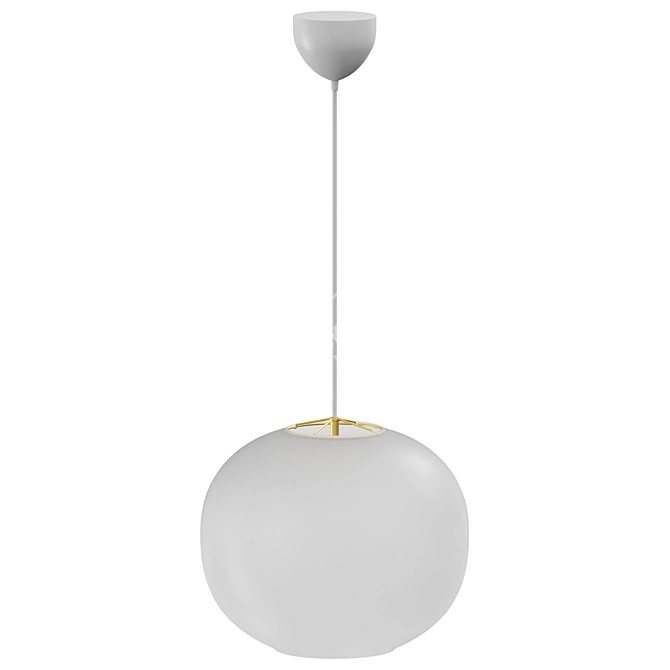 Adjustable Pendant Light with Cord Spline 3D model image 2
