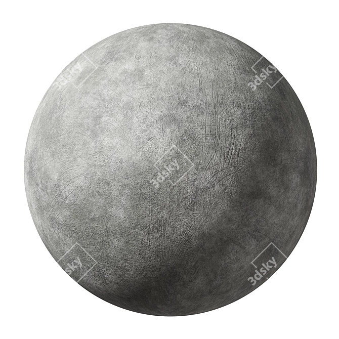 Seamless Concrete Material FMTextures 3D model image 1