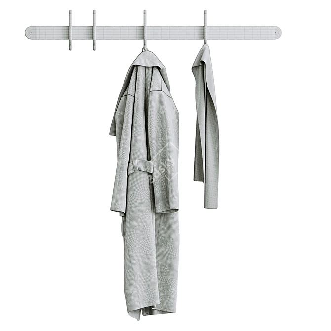 Bolia Coat Hanger with Hooks 3D model image 8