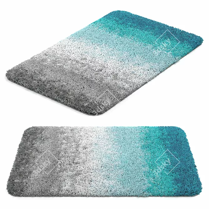 Microfiber Bathroom Mat IDDIS 3D model image 2