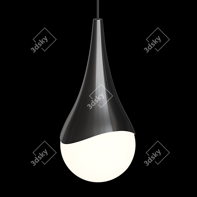 Modern Hanging Pendant Light "Shady 3D model image 3