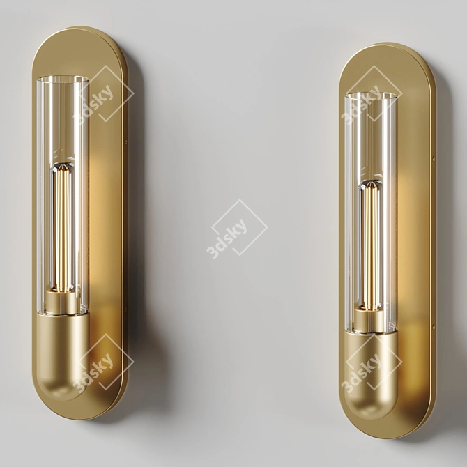Elegant Tully Wall Sconce 3D model image 2
