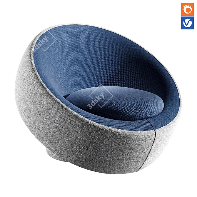 Allure Seating Collection 3D model image 4