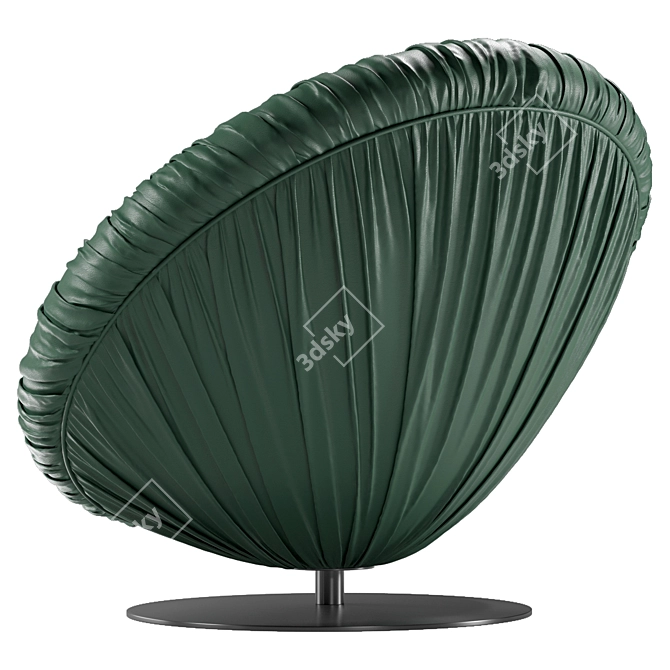 Luxury Sun Drape Sculpture 3D model image 2