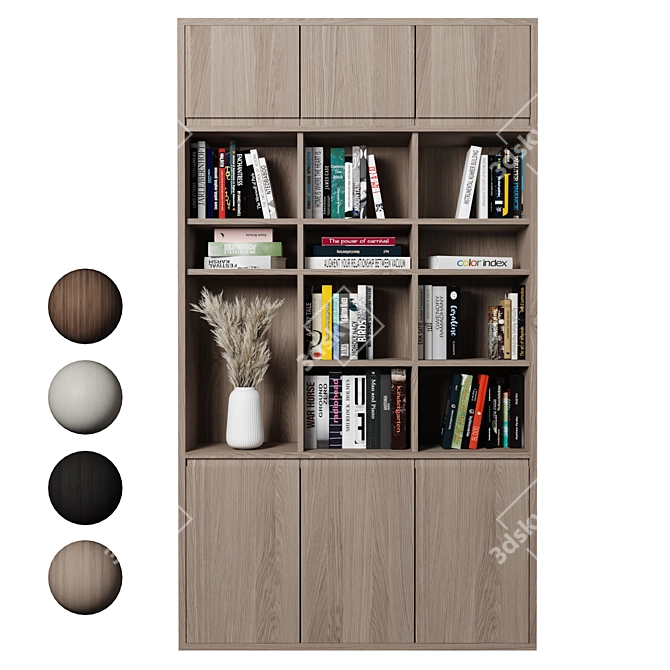 Modular Shelf Storage System 3D model image 1