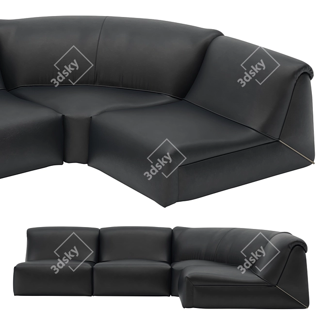  Bond Sofa 3D Model Download 3D model image 2