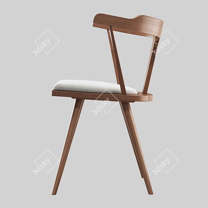 Stylish Dining Chair Angelo 3D model image 3