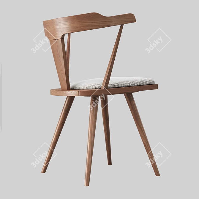 Stylish Dining Chair Angelo 3D model image 4